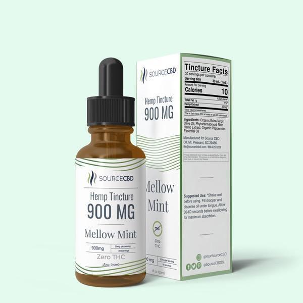 Mellow Mint CBD Oil Tincture - Coastal Hemp Co - Coastal Hemp Co