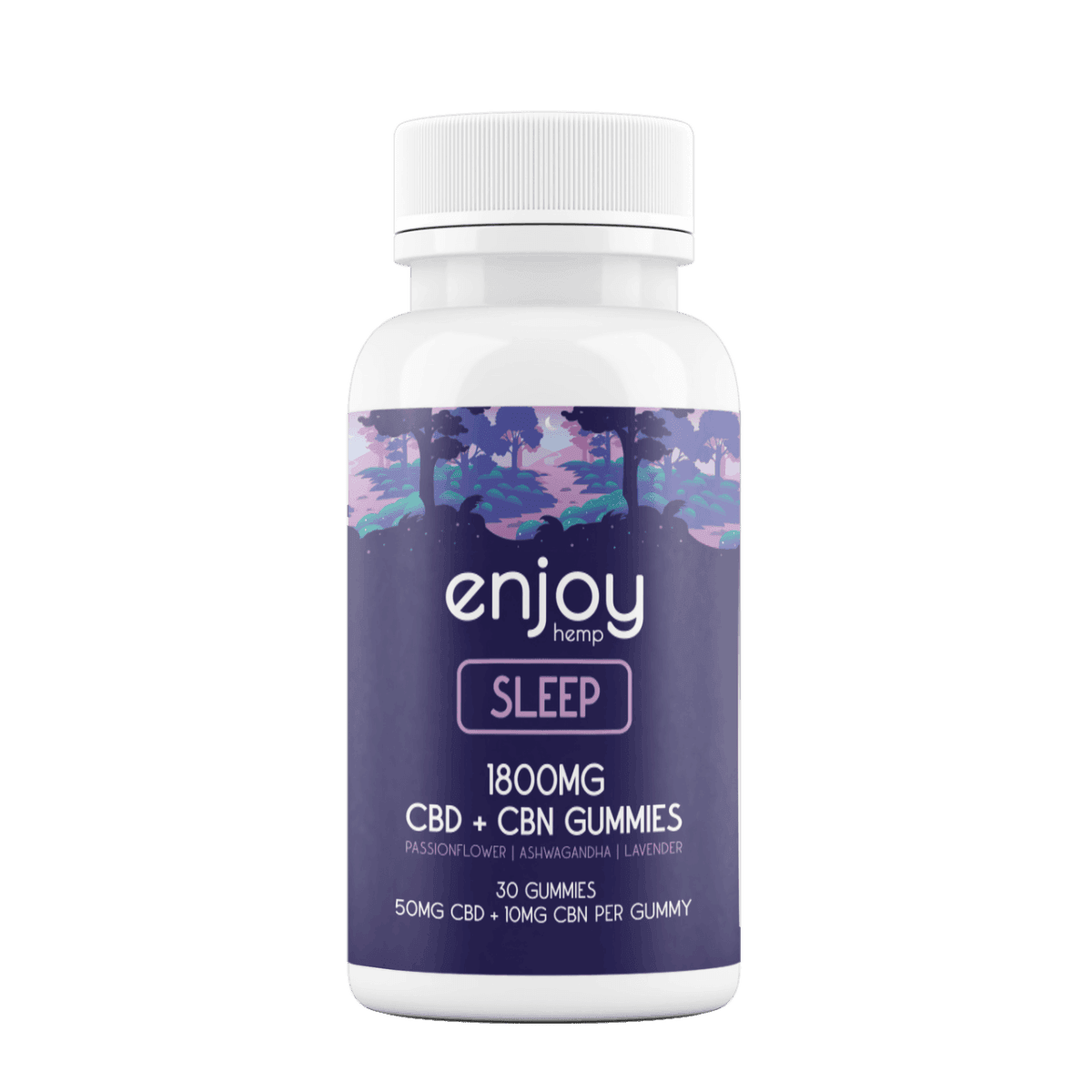 Enjoy Sleep Gummies CBD+ Blend Full-Spectrum - Coastal Hemp Co